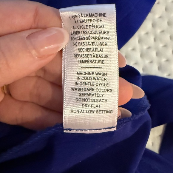 Royal Blue Wrapped Maxi Dress Stretchy Elegant Comfortable XS Slimming effect - Picture 12 of 12